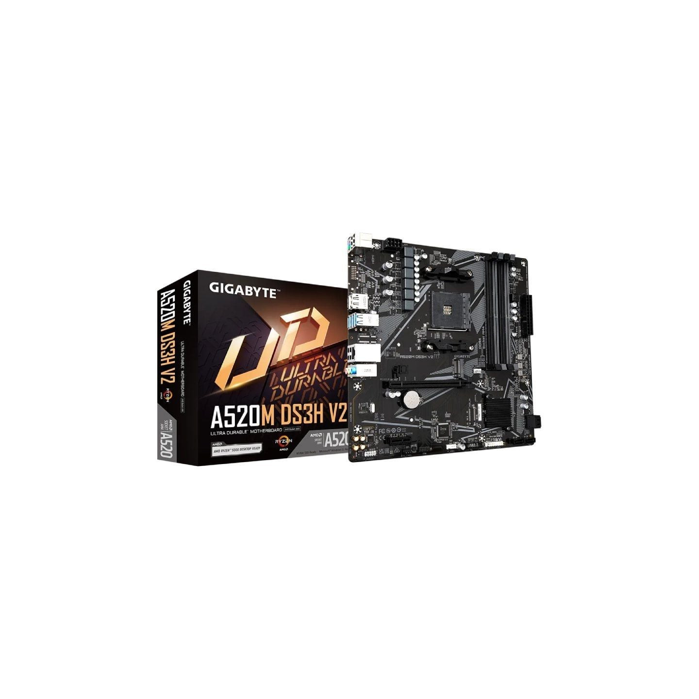 Placa base gigabyte a520m ds3h v2 socket am4/ micro atx