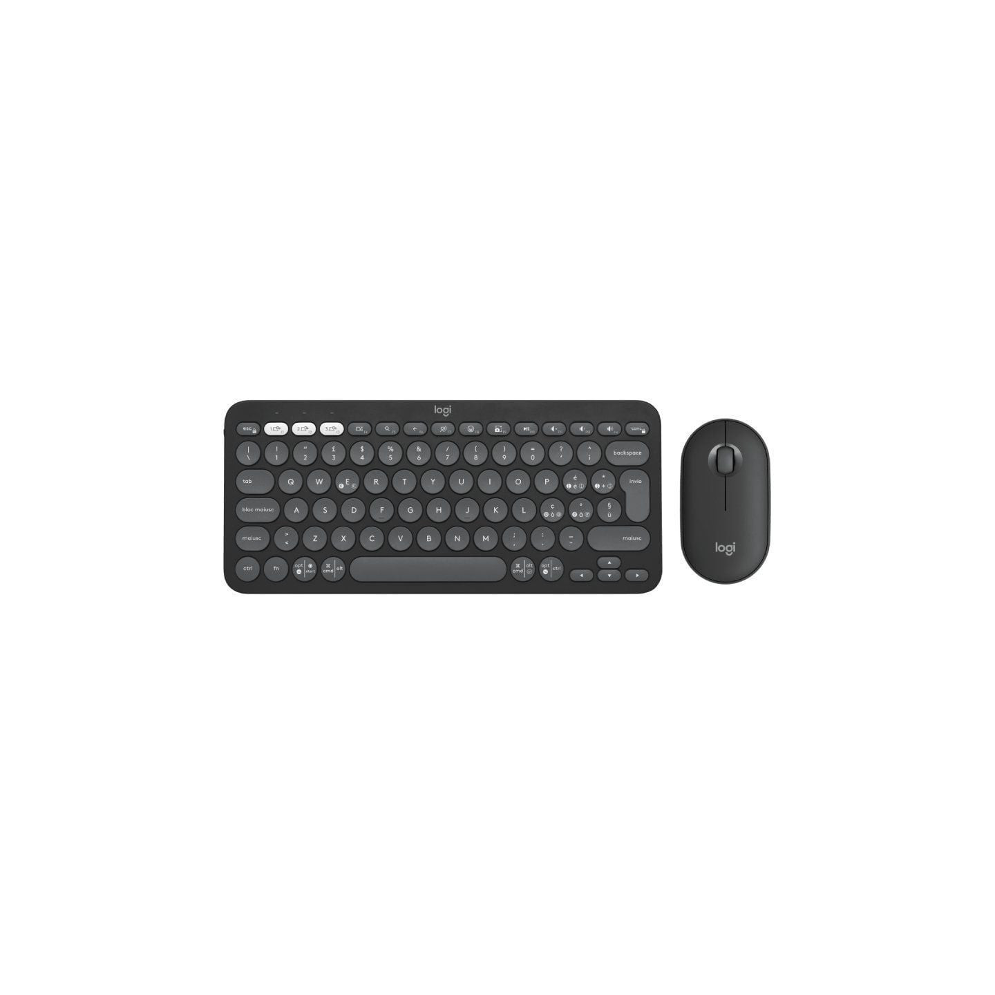 Teclado y ratón inalámbricos logitech pebble 2 combo