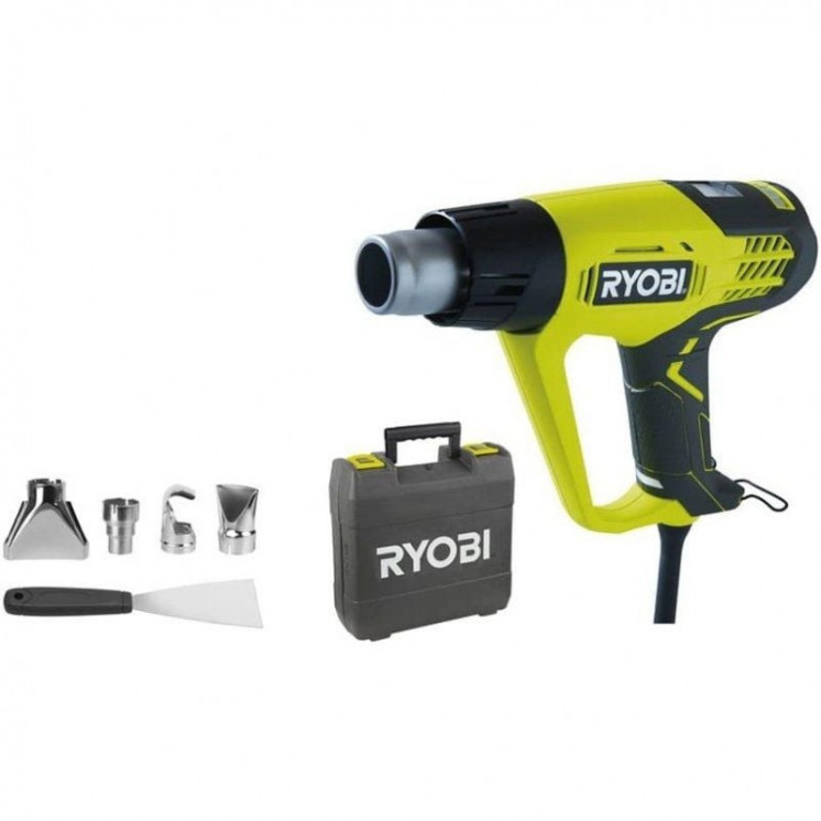 Decapador ryobi ehg2020lcd/ 2000w/ incluye 1 rascador y 4 boquillas