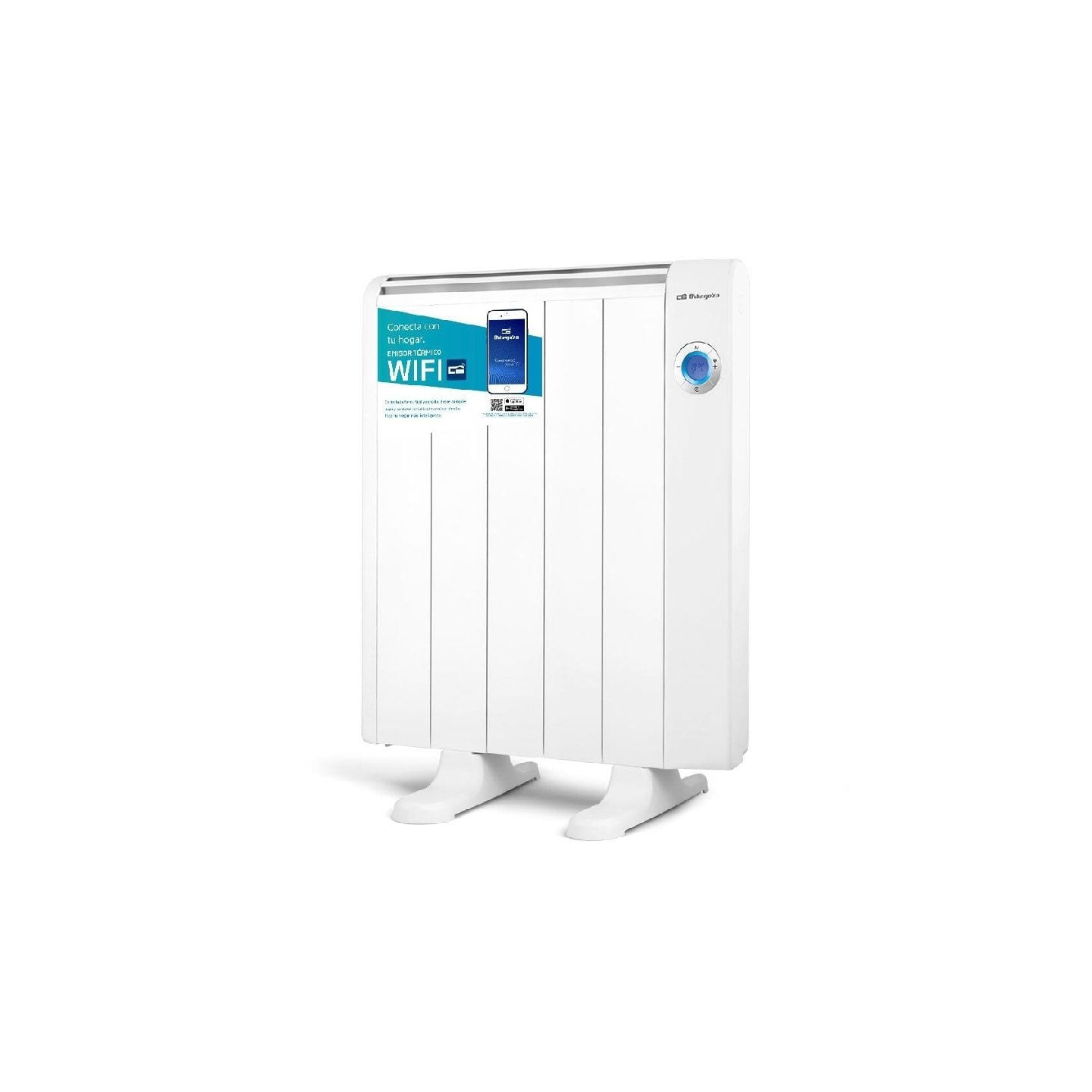 Emisor térmico orbegozo rrw 800/ 800w/ 5 elementos caloríficos/ wifi