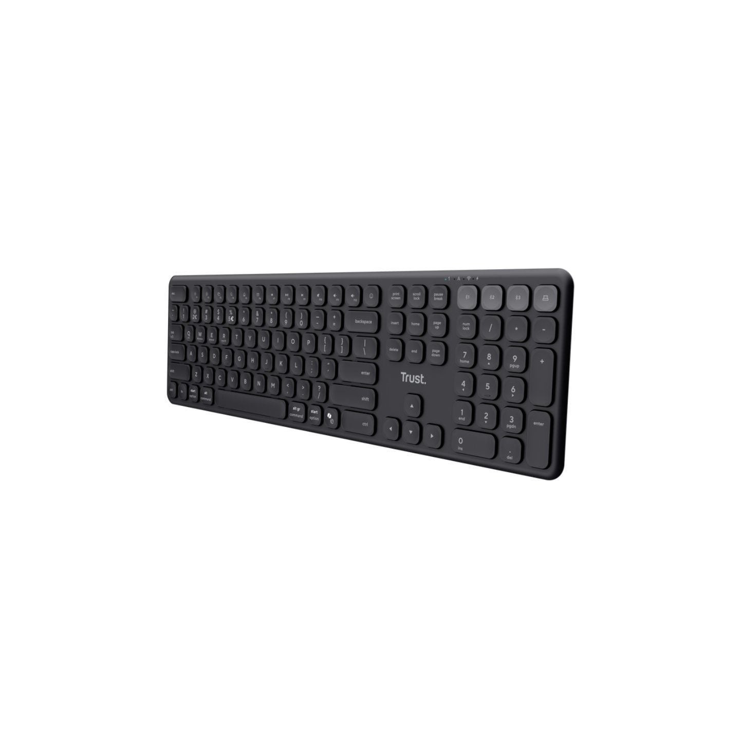 Teclado compacto inalámbrico por bluetooth trust vaiya