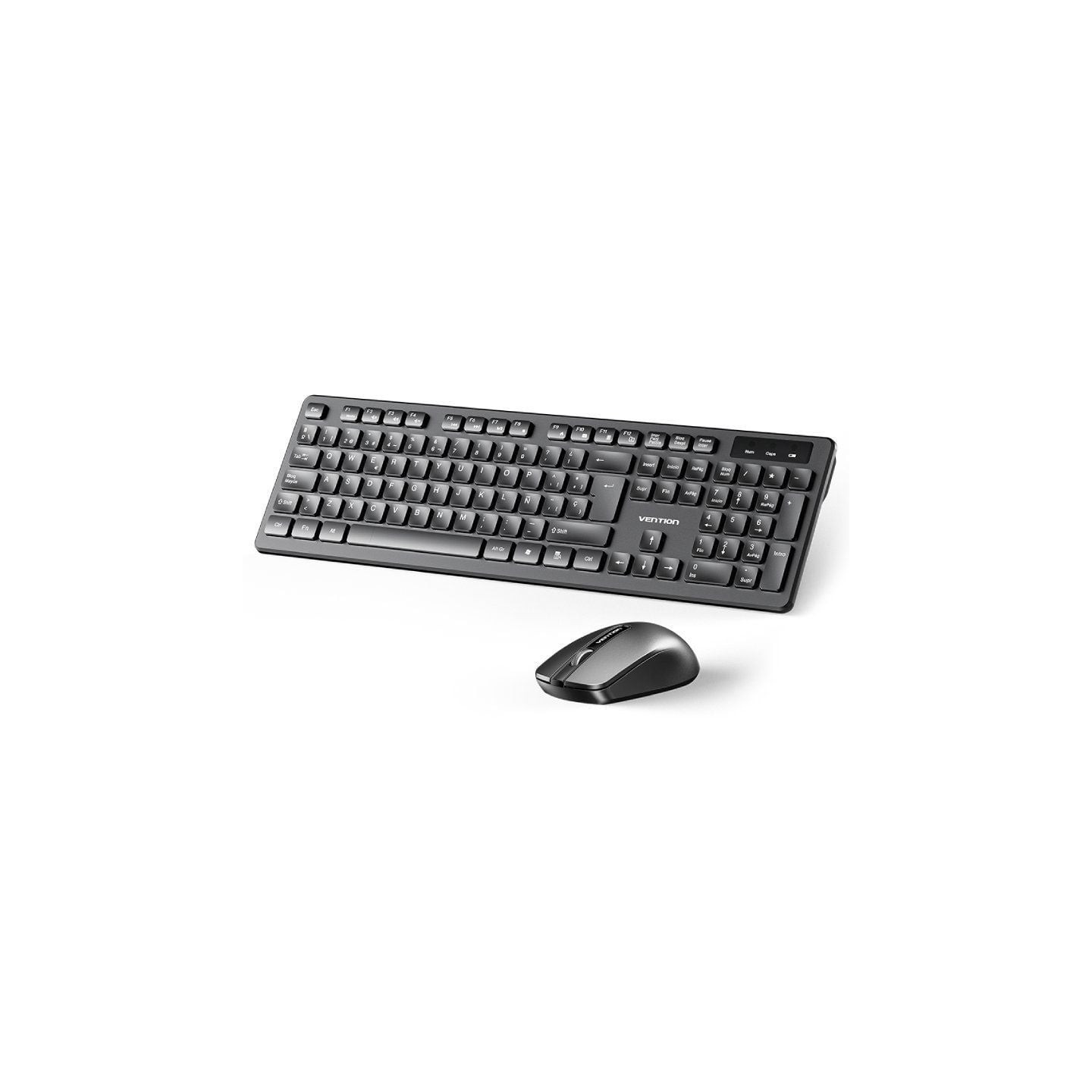 Teclado y ratón inalámbricos vention combo ktdb0-es