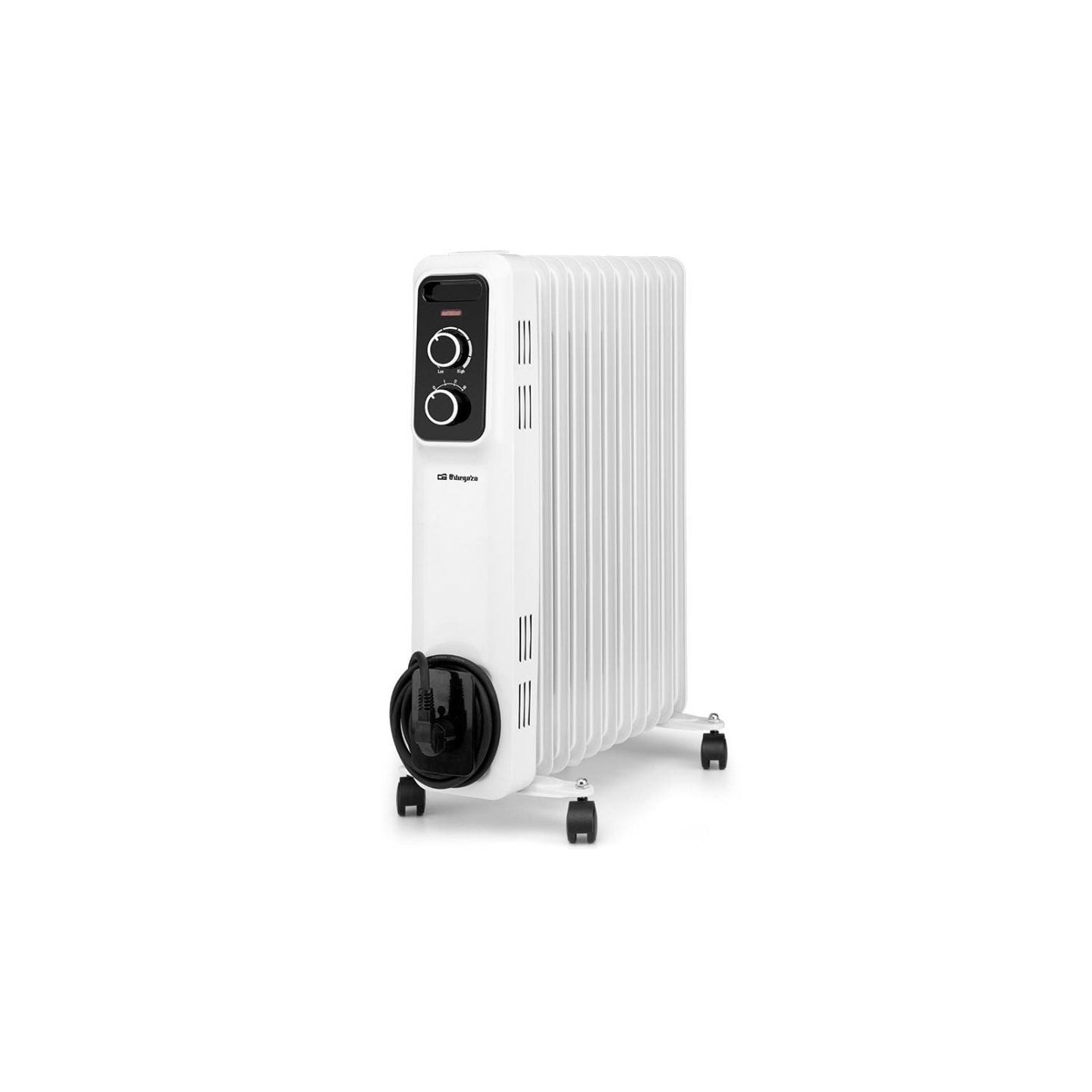 Radiador de aceite orbegozo rs 2000/ 3 potencias/ 2000w/ 9 elementos caloríficos