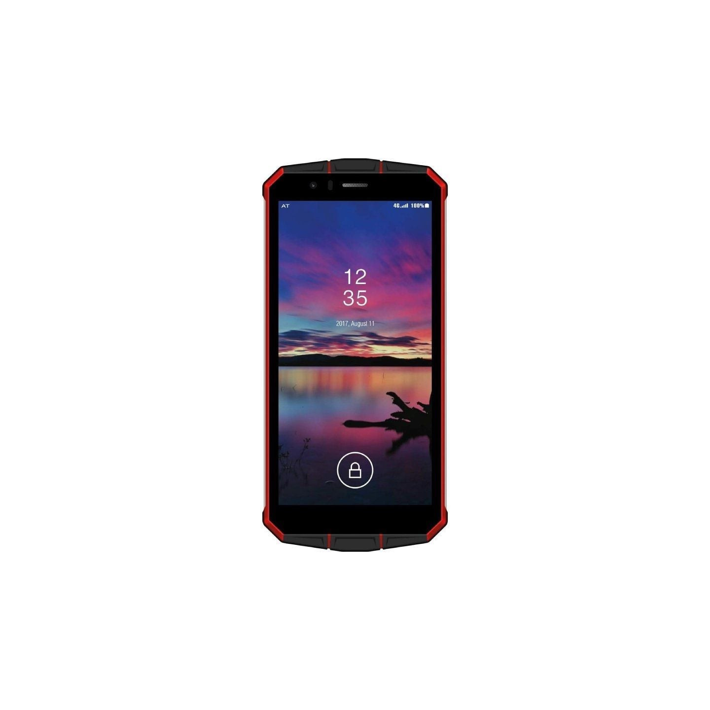 Smartphone ruggerizado maxcom strong ms507 3gb/ 32gb/ 5'/ negro y rojo