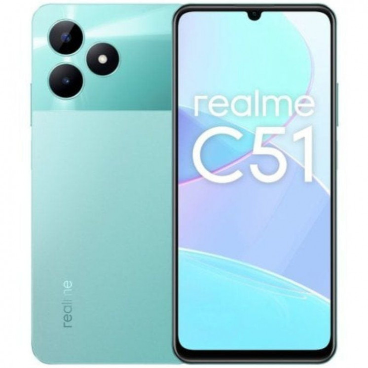 Smartphone realme c51 6gb/ 256gb/ 6.74'/ verde menta