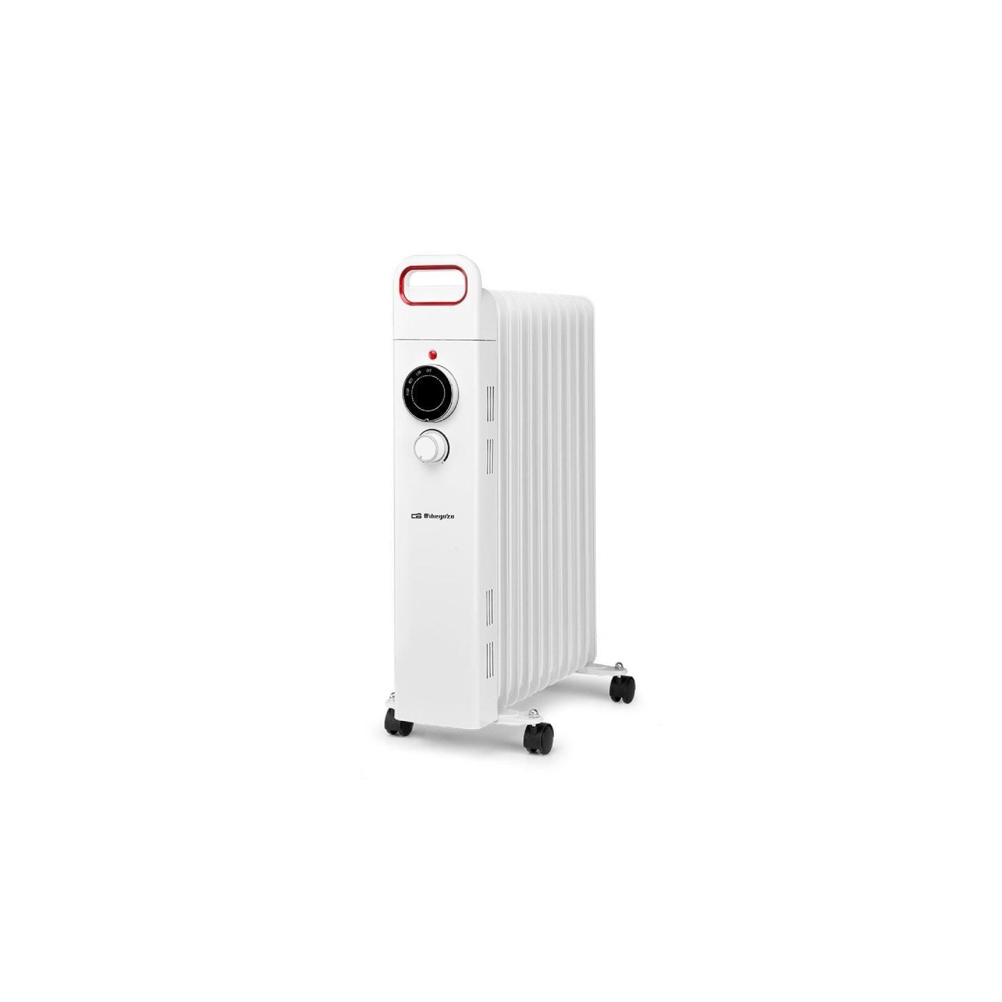 Radiador de aceite orbegozo ru 2500/ 3 potencias/ 2000w/ 11 elementos caloríficos