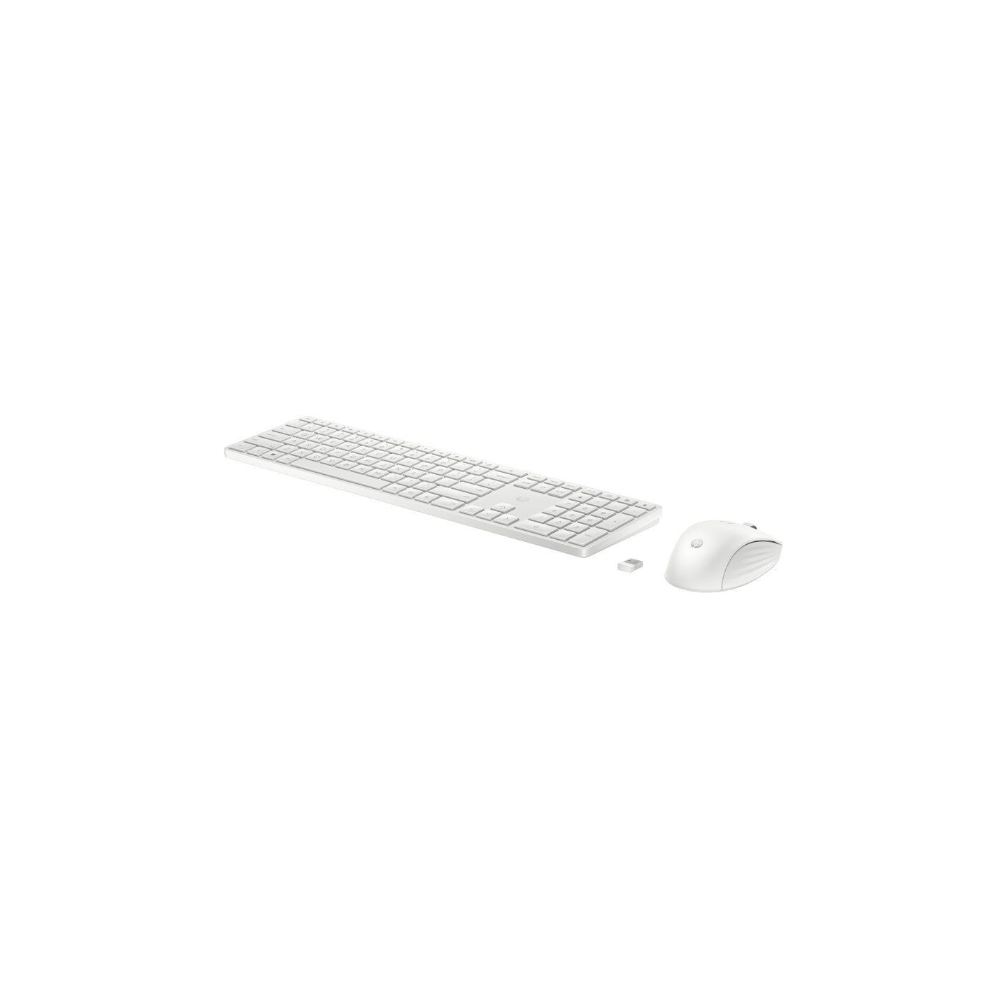 Teclado y ratón inalámbricos hp 650/ blanco