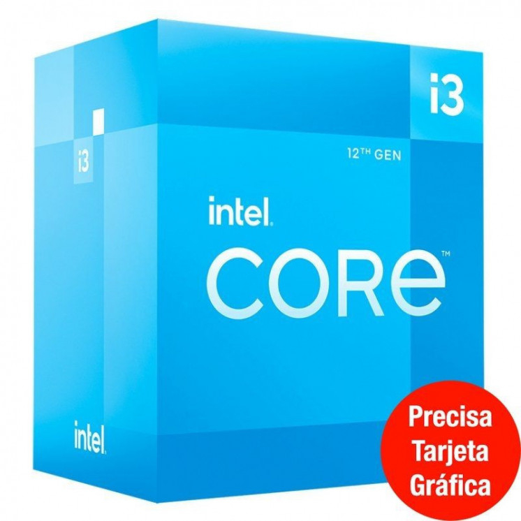 Procesador intel core i3-12100f 3.30ghz socket 1700