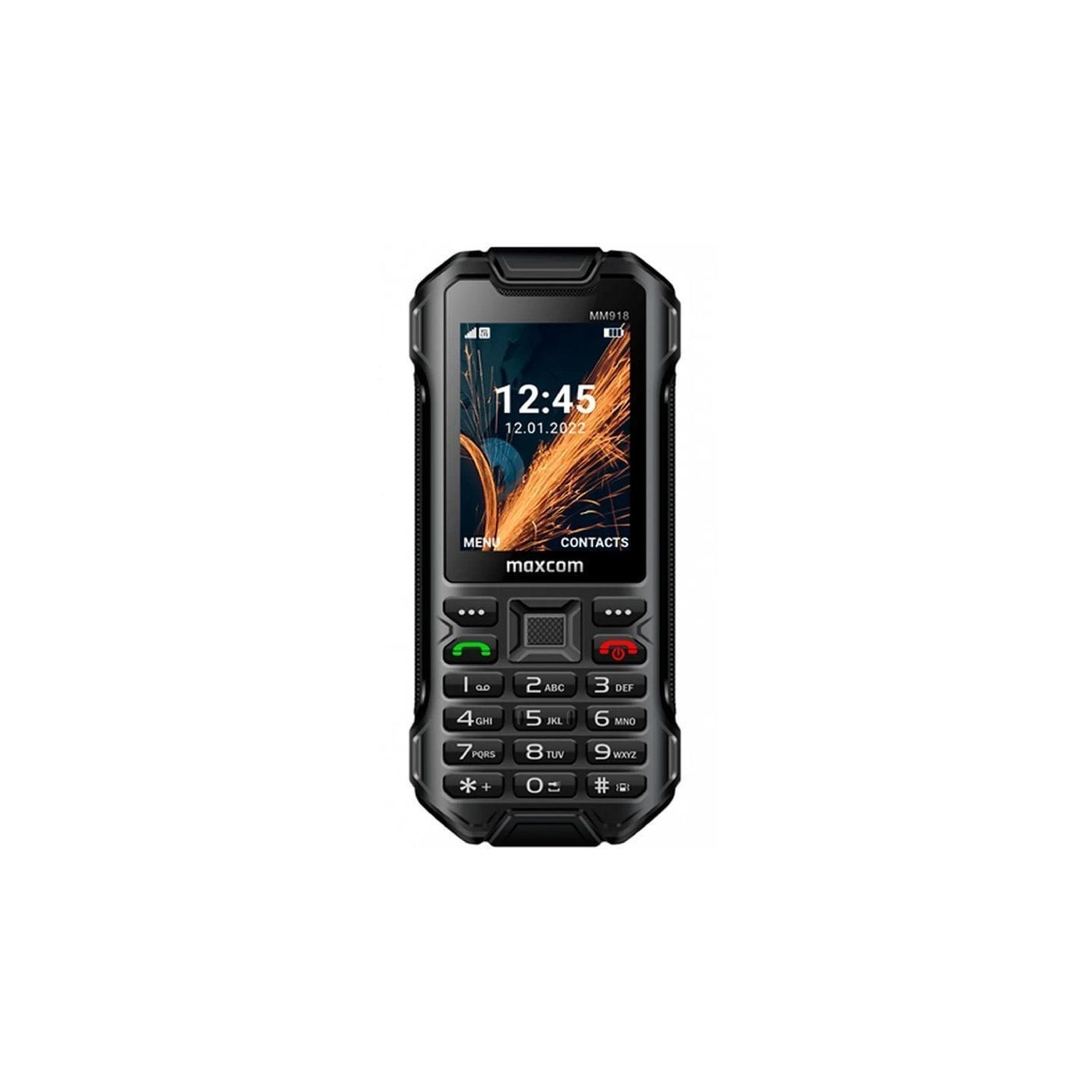 Teléfono móvil ruggerizado maxcom strong mm918 4g volte/ negro