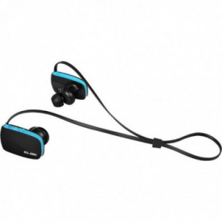 Auriculares inalámbricos deportivos elbe abt-038-dep/ con micrófono/ bluetooth/ azul y negro