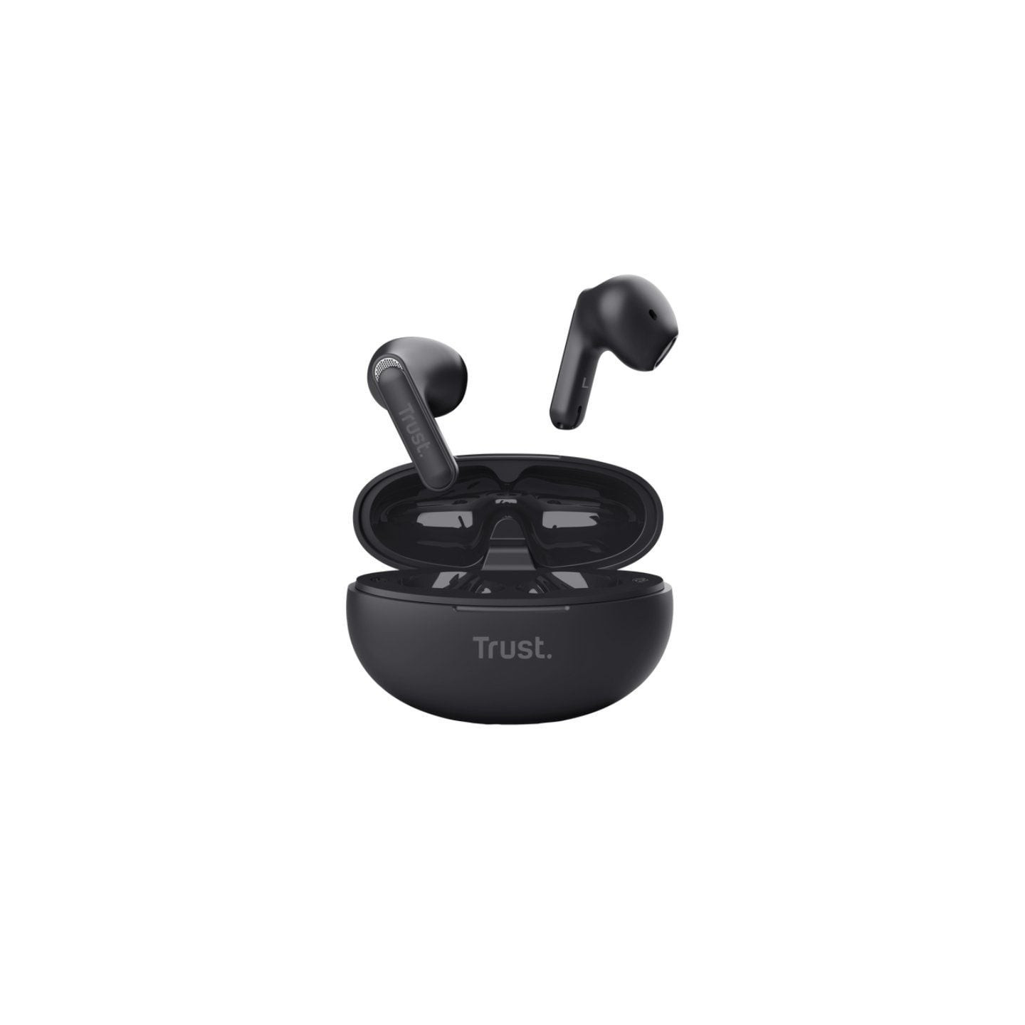 Auriculares bluetooth trust yavi enc con estuche de carga/ negros