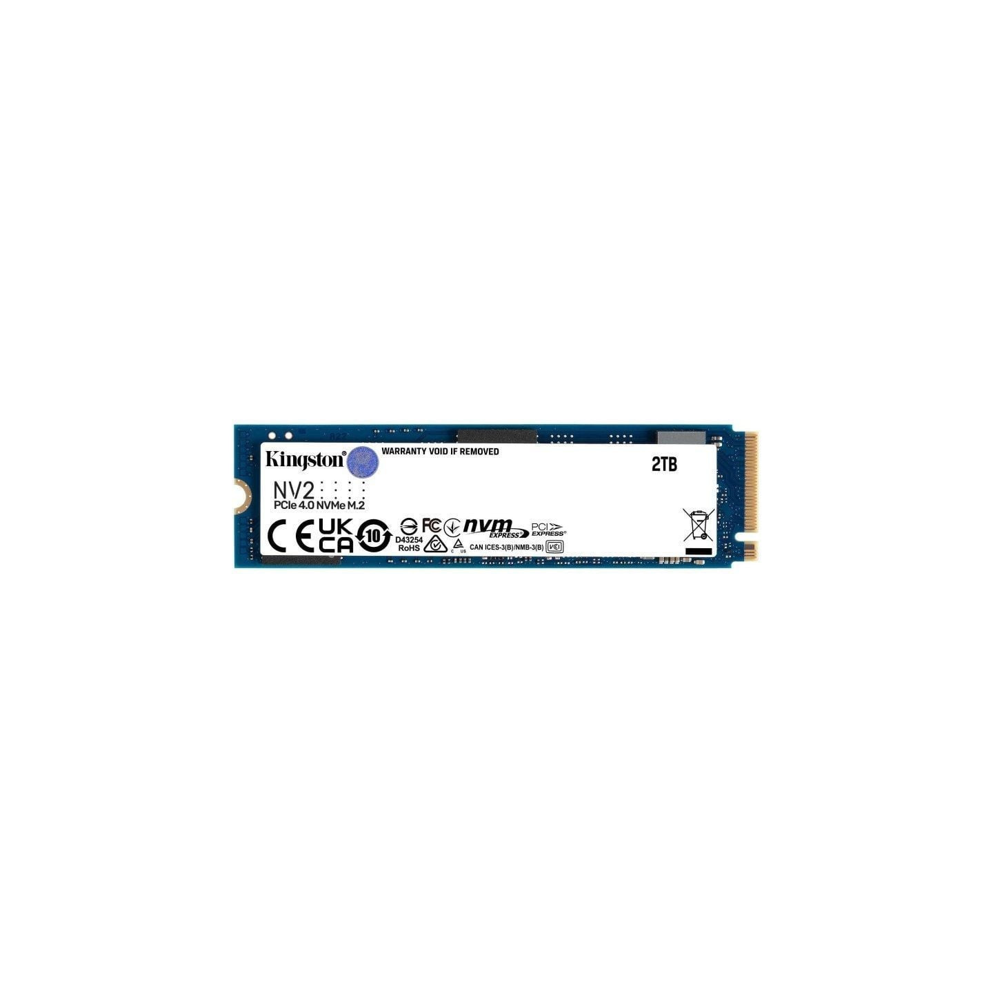 Disco ssd kingston nv2 2tb/ m.2 2280 pcie 4.0 nvme