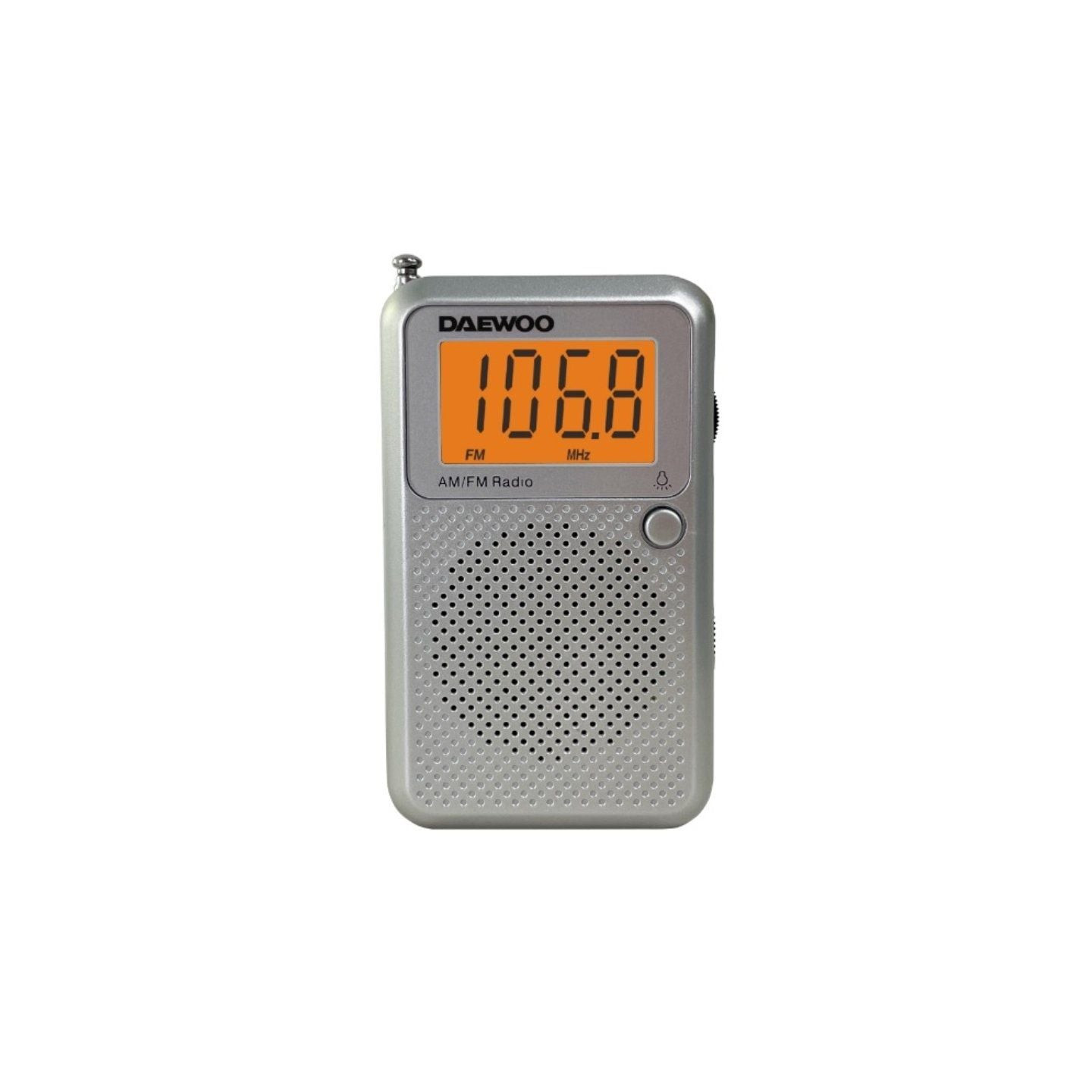 Radio portátil daewoo dw1115/ gris