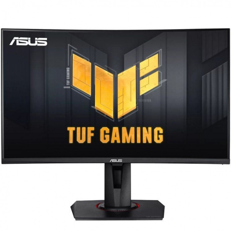 Monitor gaming curvo asus tuf gaming vg27vqm 27'/ full hd/ 1ms/ 240hz/ va/ multimedia/ regulable en altura/ negro