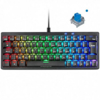 Teclado Gaming Mecánico Mars Gaming MKMINIPRO/ Switch Azul/ Negro