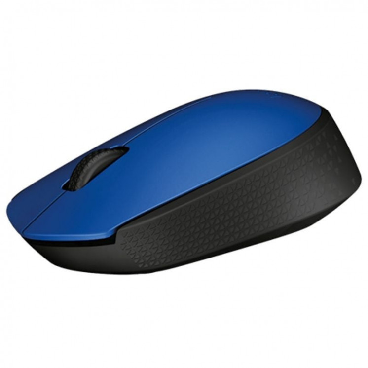 Ratón inalámbrico logitech m171/ hasta 1000 dpi/ azul