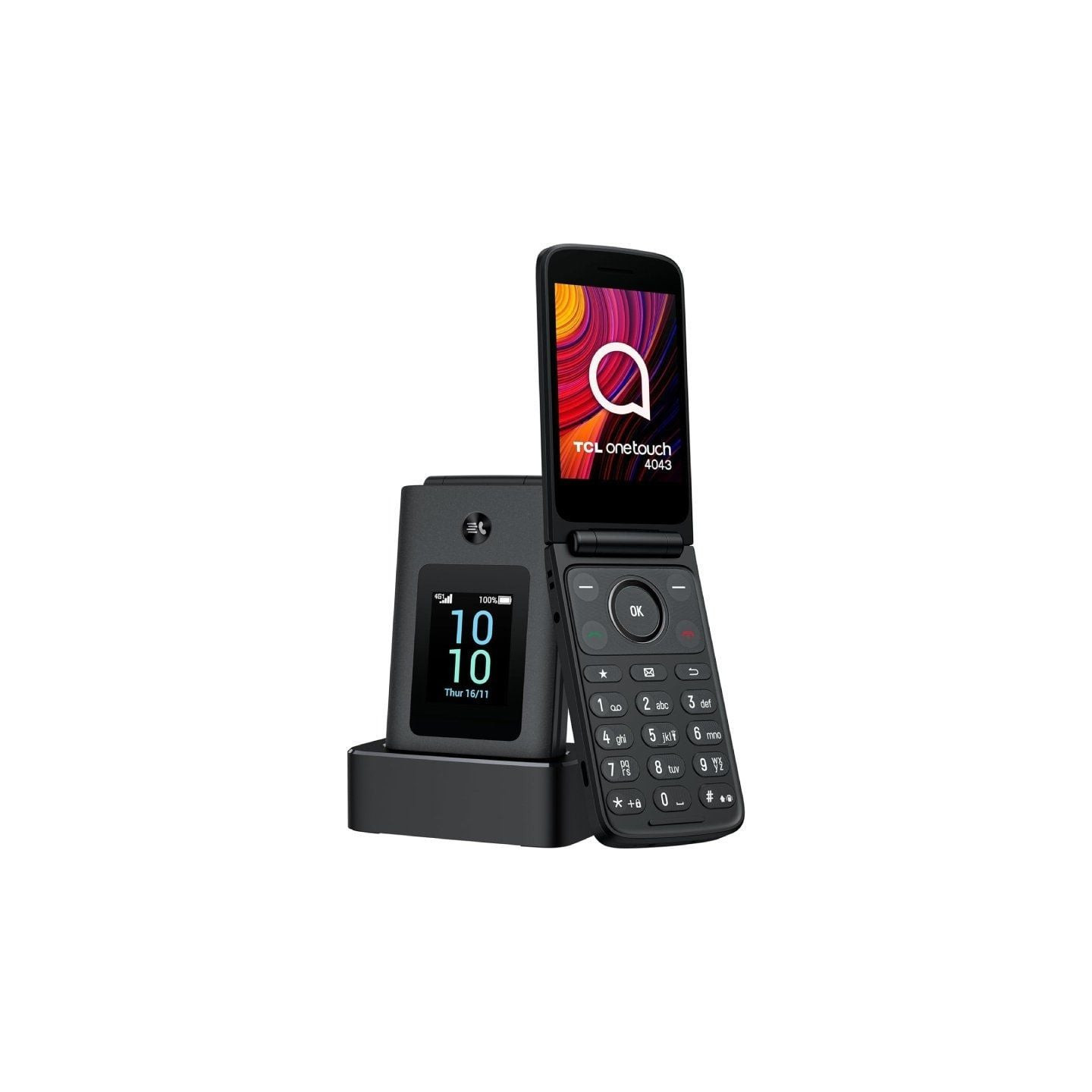 Teléfono móvil tcl one touch 4043/ gris