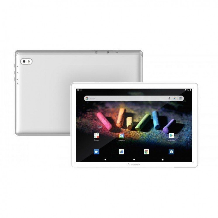 Tablet sunstech tab1012 10.1'/ 3gb/ 32gb/ quadcore/ 4g/ plata