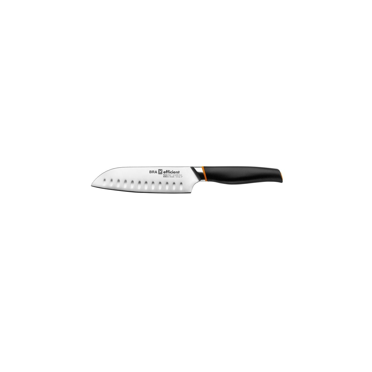 Cuchillo santoku bra efficient a198003/ hoja 130mm/ acero inoxidable