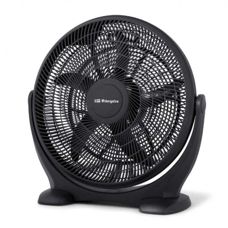 Ventilador de suelo orbegozo power fan bf 0150/ 80w/ 5 aspas 50cm/ 3 velocidades