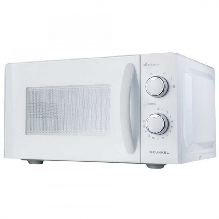 Microondas grunkel mw-20mi/ 700w/ capacidad 20l/ blanco