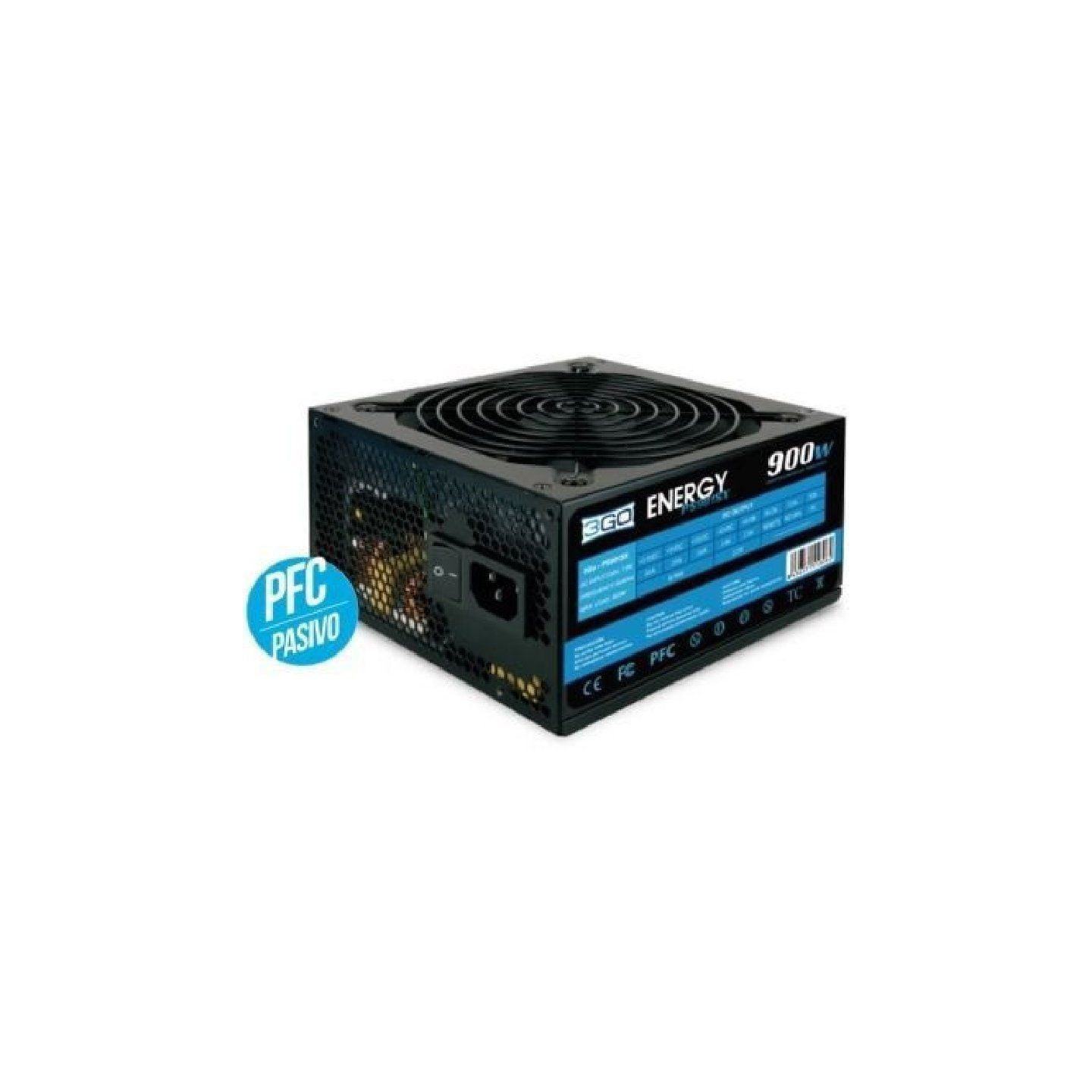 Fuente de alimentación 3go ps901sx/ 900w/ ventilador 12cm