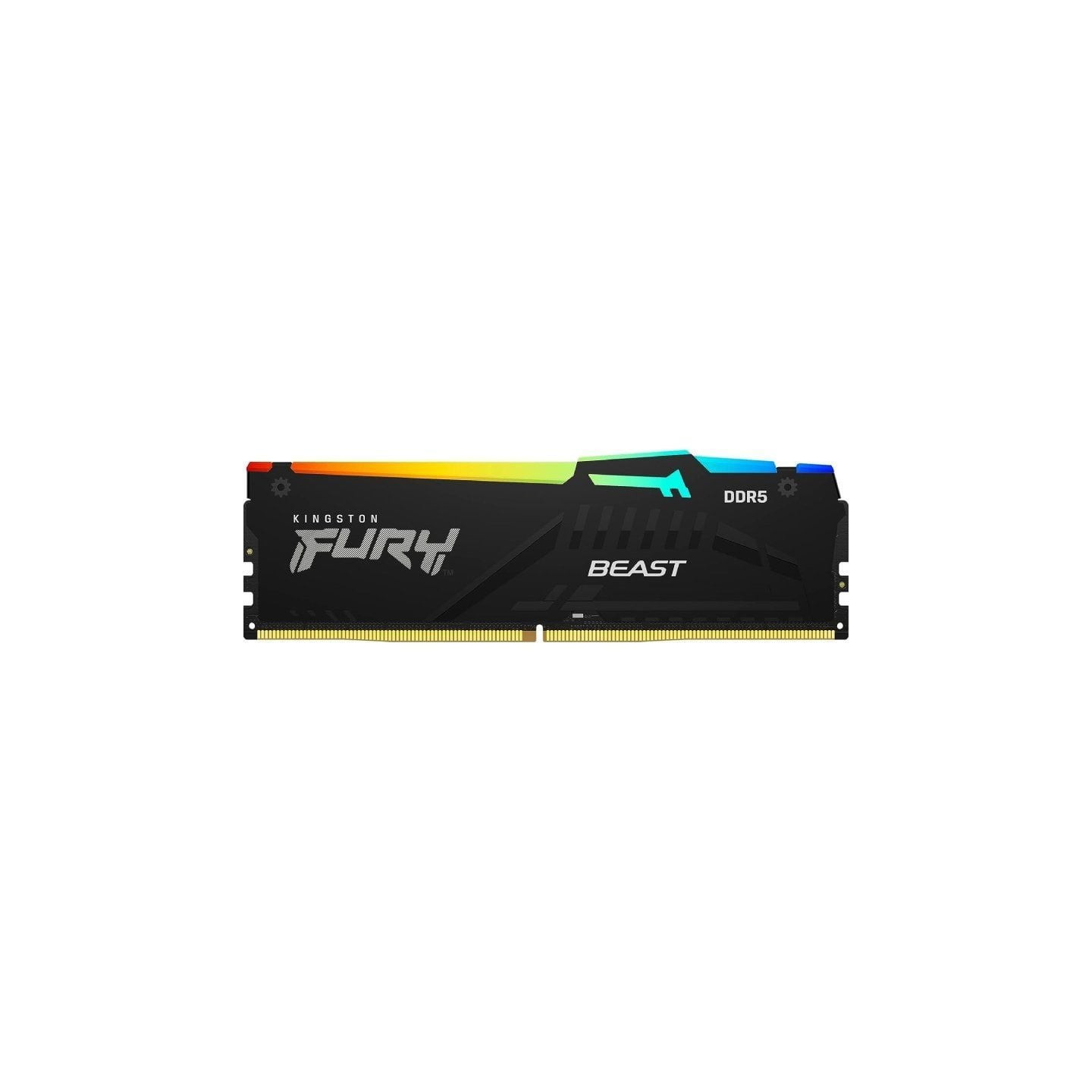 Memoria ram kingston fury beast rgb 16gb/ ddr5/ 6000mhz/ 1.35v/ cl40/ dimm