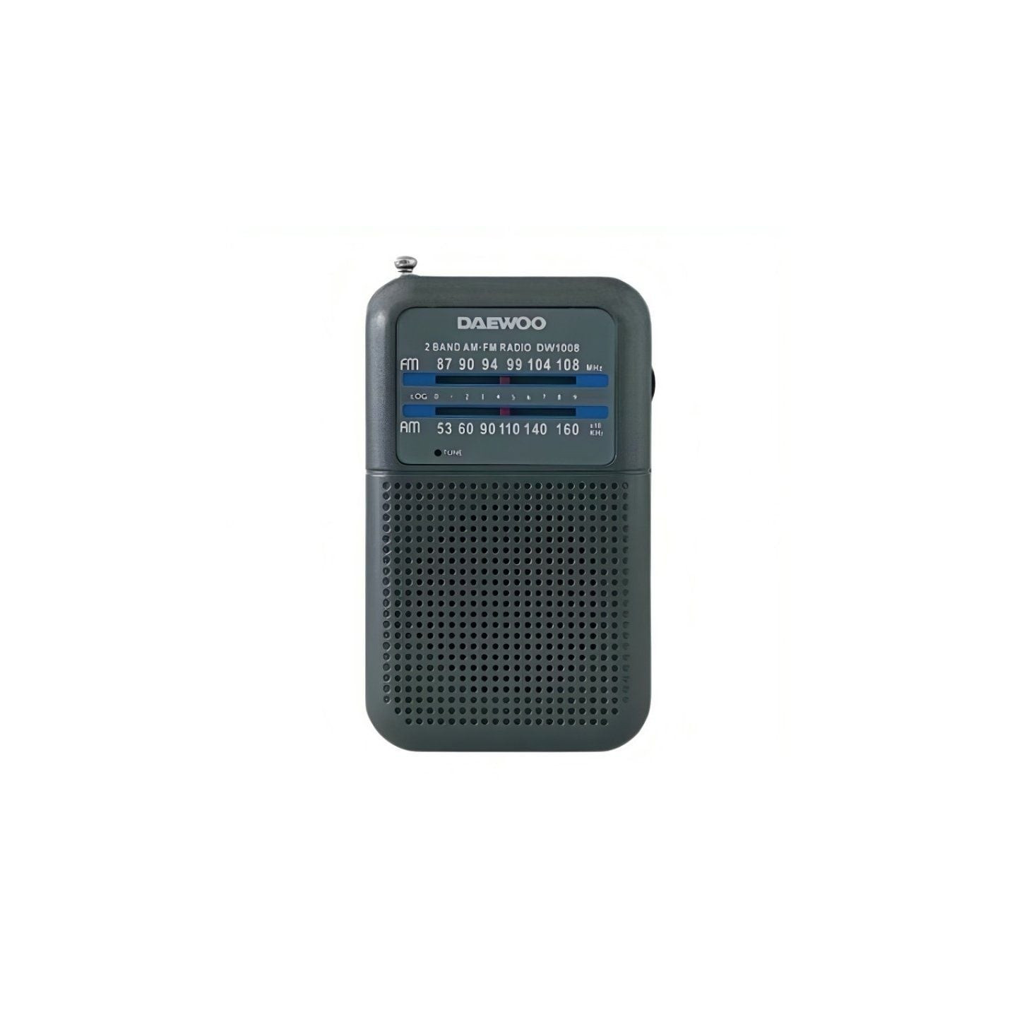 Radio portátil daewoo dw1008/ gris