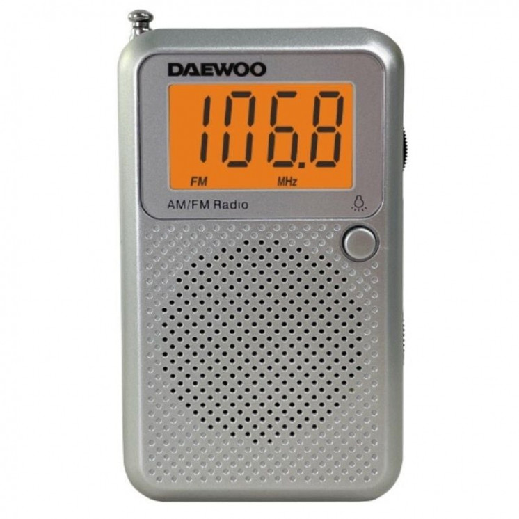 Radio portátil daewoo dw1115/ gris