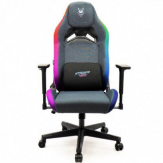 Silla Gaming Woxter Stinger Station Elite/ Luces LED/ Azul y Rosa