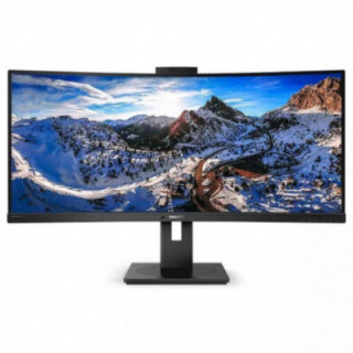 Monitor profesional ultrapanorámico curvo philips 346p1crh 34'/ wqhd/ webcam/ multimedia/ regulable en altura/ negro