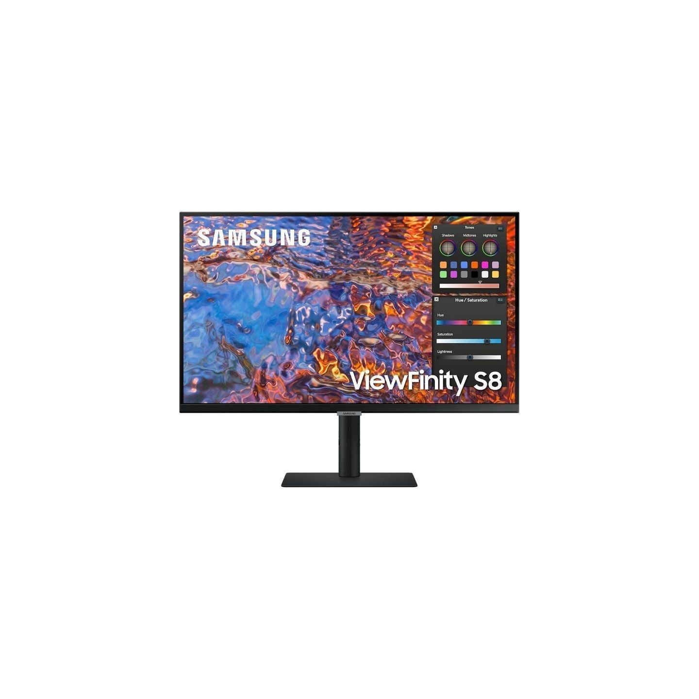 Monitor profesional samsung viewfinity s8 s27b800pxu 27'/ 4k/ regulable en altura/ negro