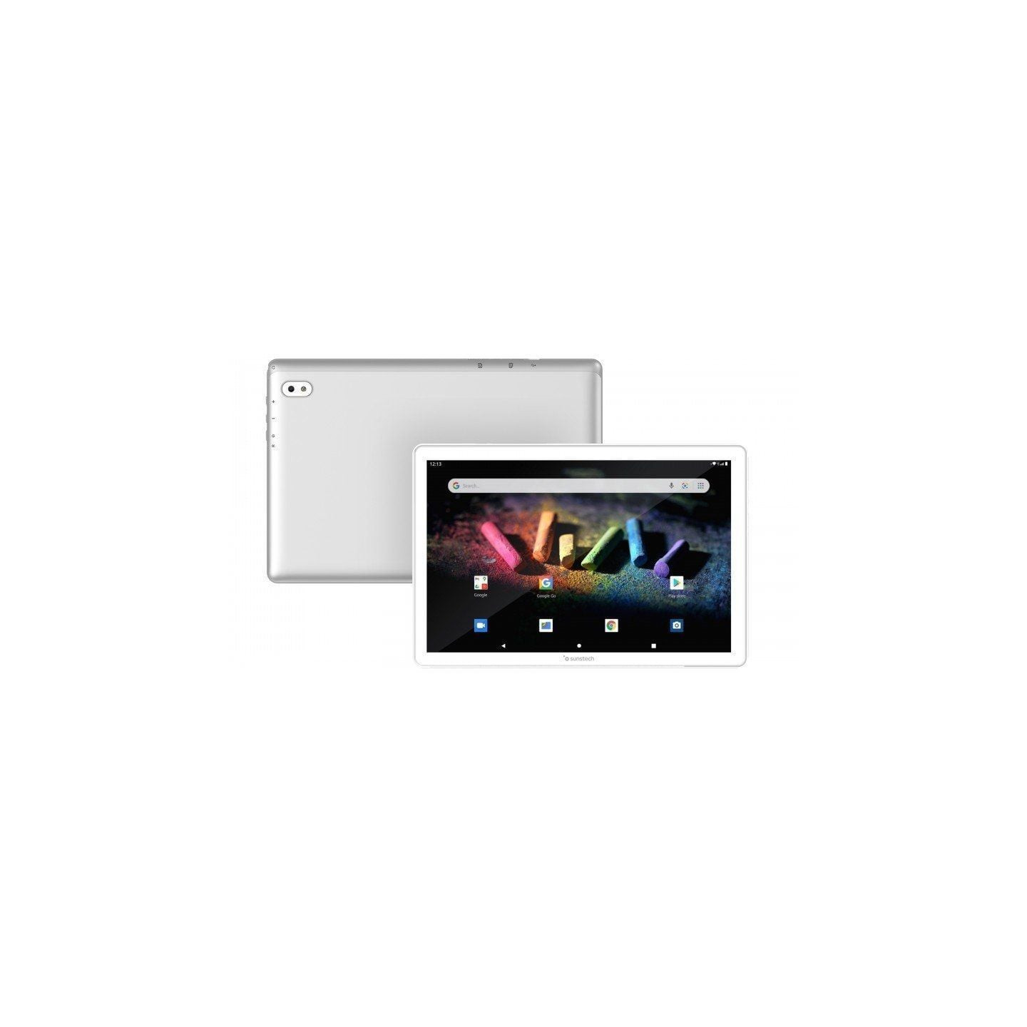 Tablet sunstech tab1012 10.1'/ 3gb/ 32gb/ quadcore/ 4g/ plata