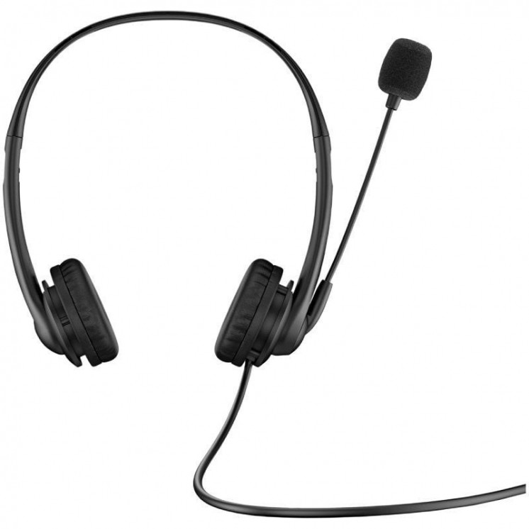 Auriculares hp g2/ con micrófono/ jack 3.5/ negros