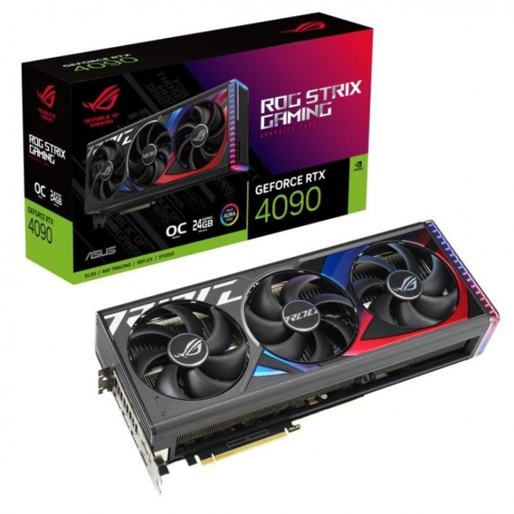 Tarjeta gráfica asus rog strix geforce rtx 4090 oc/ 24gb gddr6x