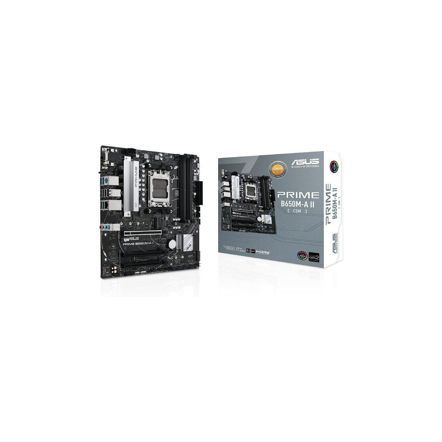 Placa base asus prime b650m-a ii-csm/ socket am5/ micro atx