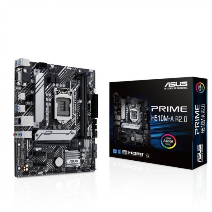 Placa base asus prime h510m-a r2.0 socket 1200/ micro atx