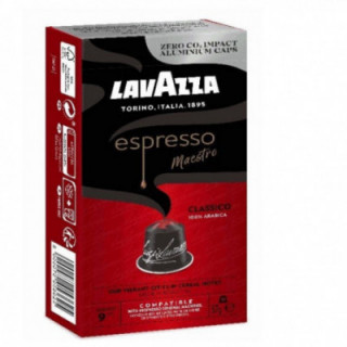 Cápsula lavazza espresso maestro clásico para cafeteras nespresso/ caja de 10