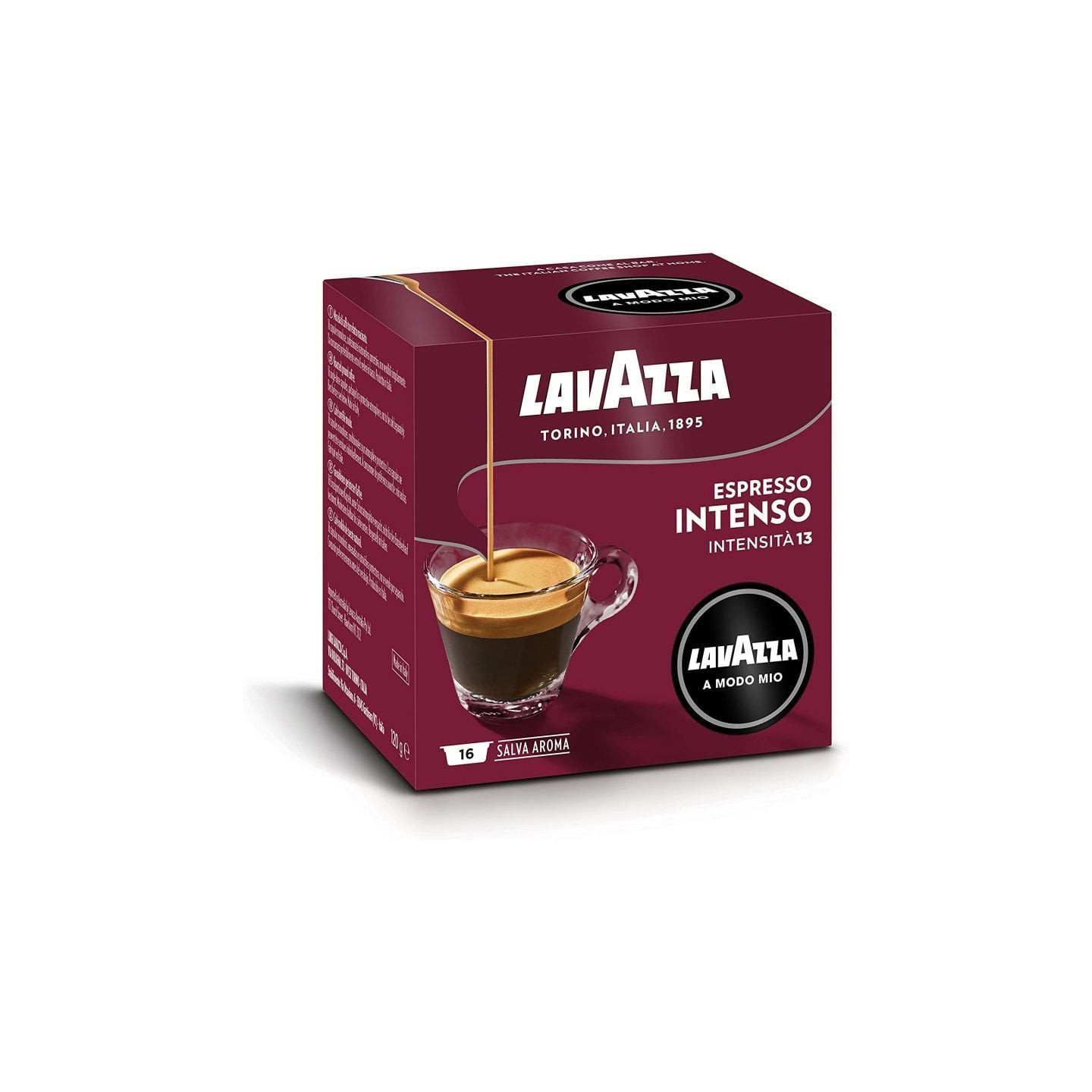 Cápsula lavazza intensamente para cafeteras a modo mio/ caja de 16