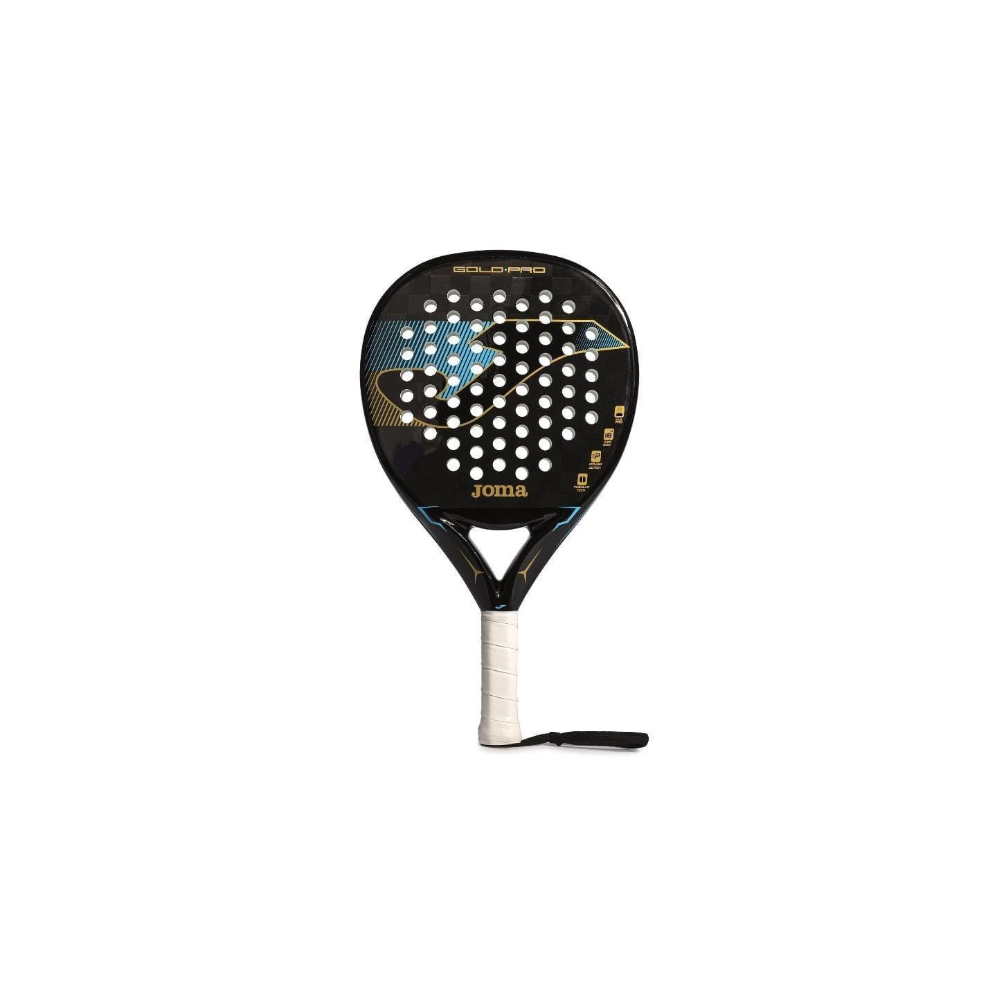 Pala de pádel joma gold pro/ negra y turquesa