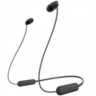 Auriculares inalámbrico intrauditivos sony wi-c100/ con micrófono/ bluetooth/ negros