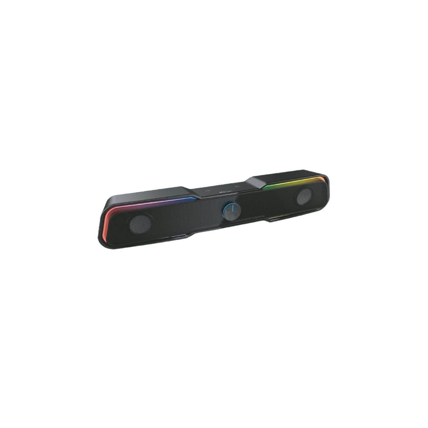 Barra de sonido con bluetooth droxio nessye rgb/ 10w/ 2.0/ negra