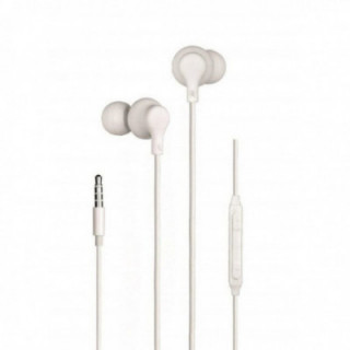 Auriculares intrauditivos daewoo dw2014/ con micrófono/ jack 3.5/ blancos