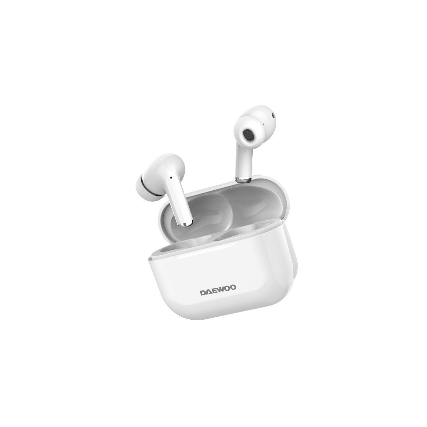 Auriculares bluetooth daewoo dw2002 con estuche de carga/ autonomía 6h/ blancos