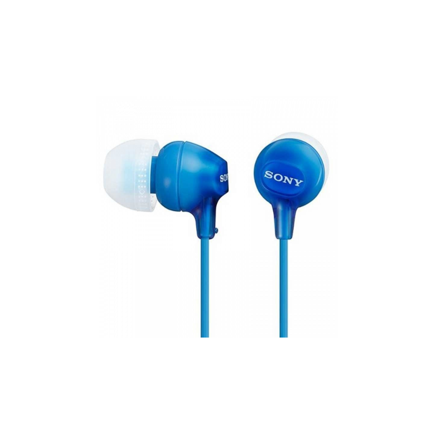 Auriculares intrauditivo sony mdrex15lpi/ jack 3.5/ azules