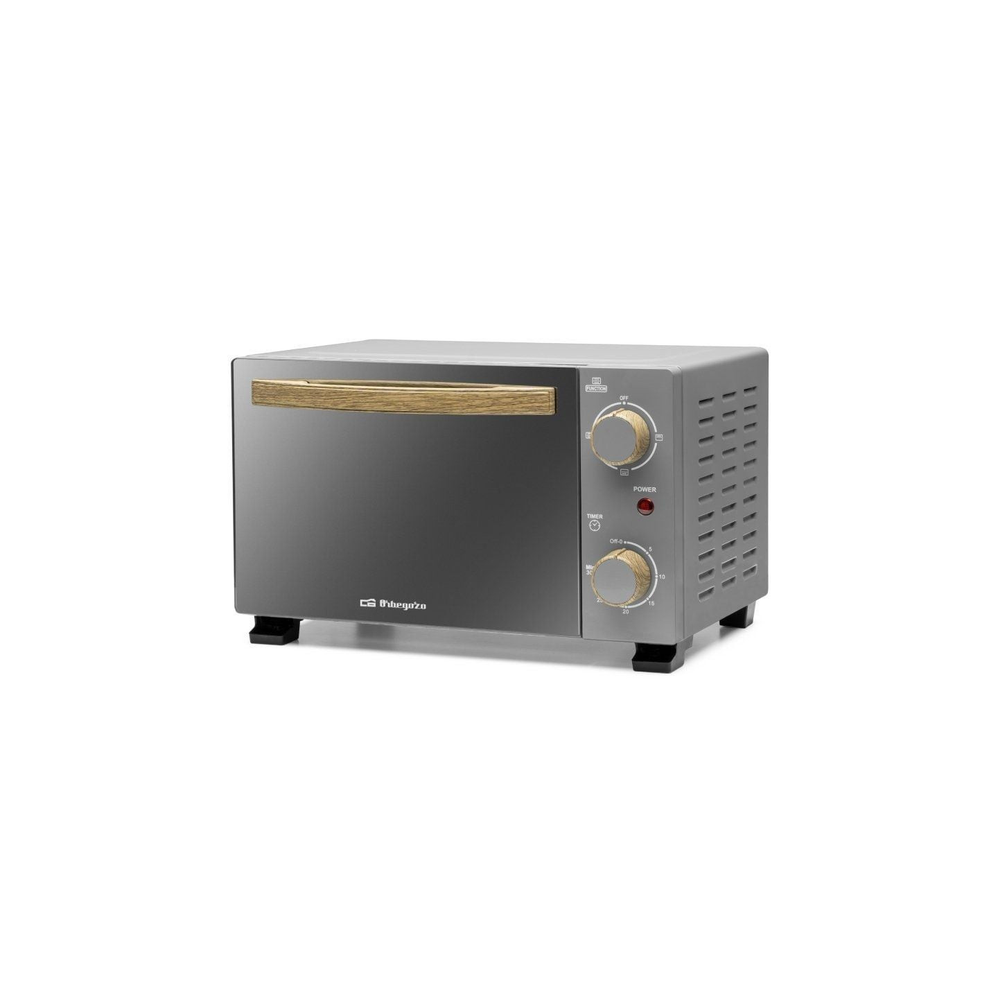 Horno de sobremesa orbegozo ho 995/ 800w/ capacidad 10l/ gris