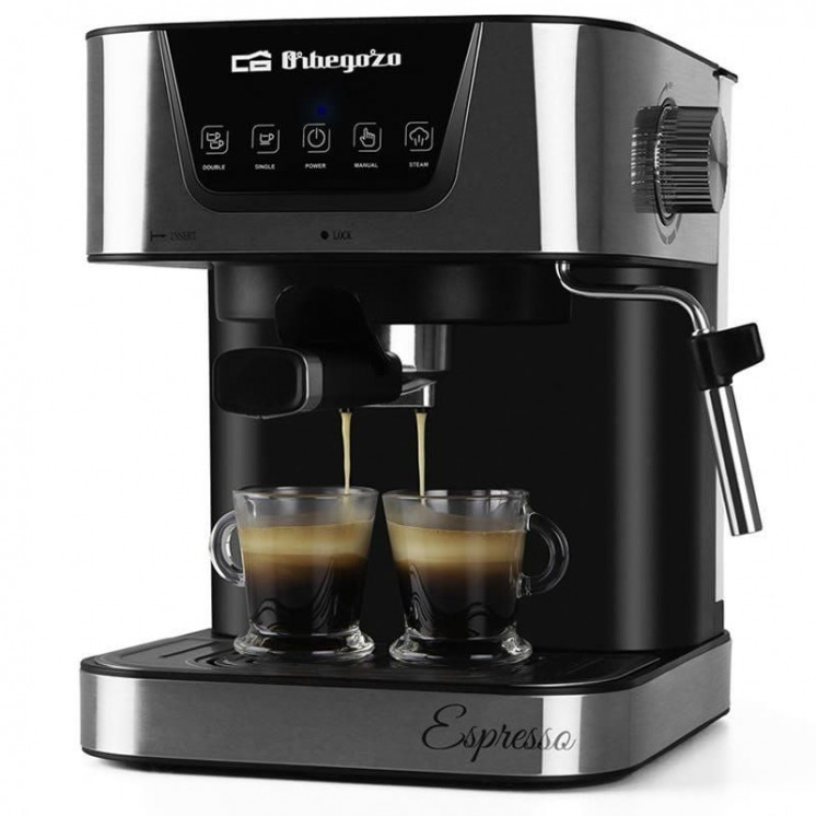 Cafetera expreso orbegozo ex 6000/ 1050w/ 20 bares