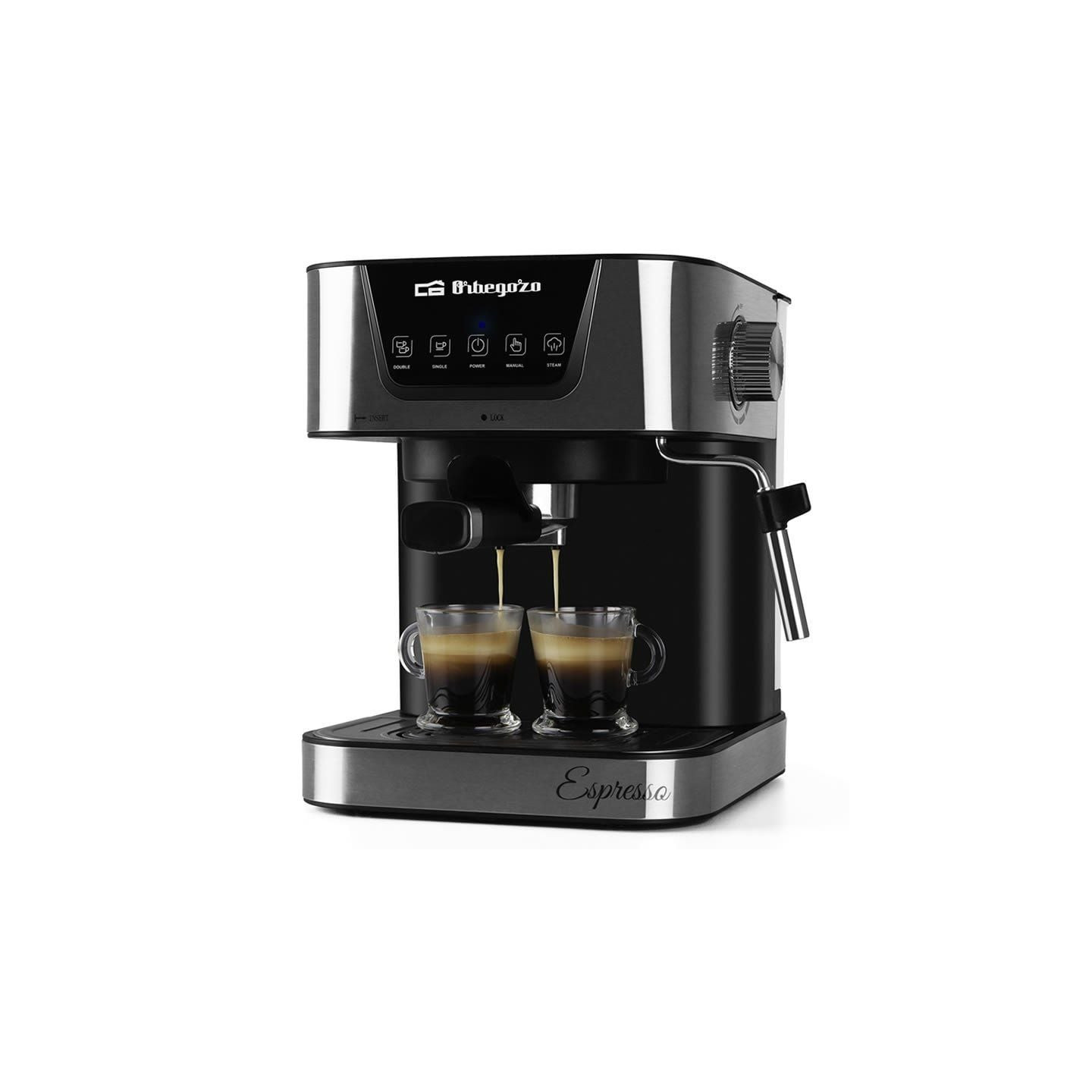 Cafetera expreso orbegozo ex 6000/ 1050w/ 20 bares