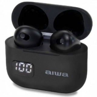 Auriculares bluetooth aiwa ebtw-100bk con estuche de carga/ autonomía 3h/ negros