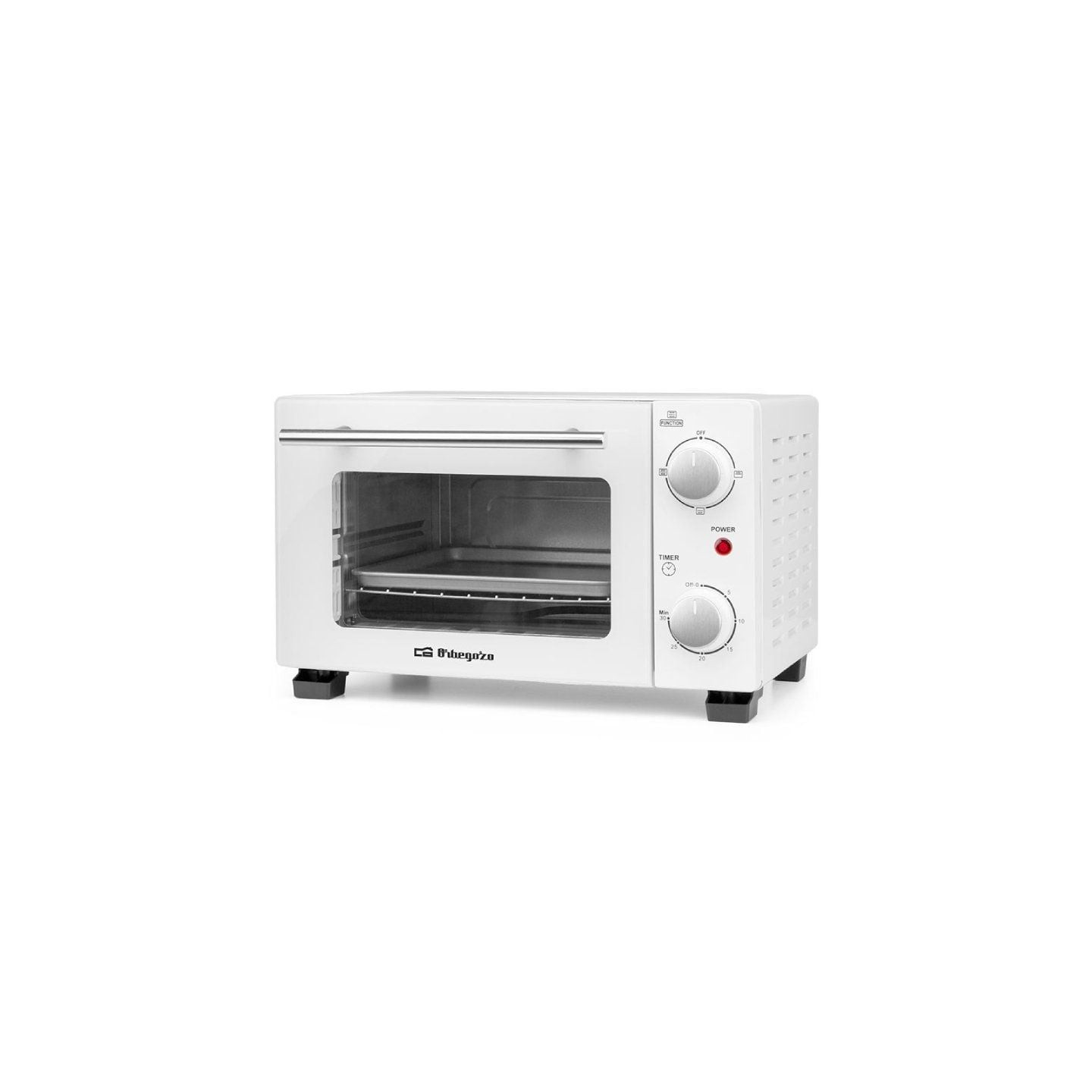 Horno de sobremesa orbegozo ho 975/ 800w/ capacidad 10l/ blanco